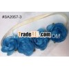 2013 fashion fabric flower hair jewelry headwrap hairband