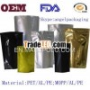 China Manfacturer Stand Up Pouch Aluminum Foil Coffee Bags With Swiss Valve