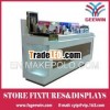 Wood retail display rack MDF cosmetic display rack