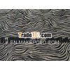 Zebra-Stripe Style Printed Polyester Fabric