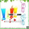 Plastic windcup/cokctail straws