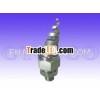 Adjustable ball spiral cone spray nozzles