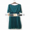 2013 Summer Pleated Ladies Dress