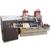 multi head cnc router with rotary device