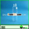 50ml small clear PET plastic bottle used for medical use or cosmetic use