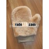 Sheepskin car wash mitt