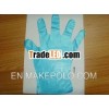 PE disposable bule plastic gloves
