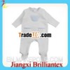 China Wholesale Baby Boys White Blue Head Babygrow Bebe Clothing