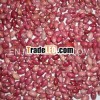 Purple speckled kidney bean round shape