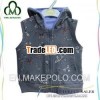 Autumn childern clothing Hooded sleeveless vest