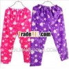 Popular winter Pants Children warm pants coral fleece Pyjama Trousers
