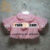 light pink fur children coat