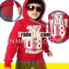 Autumn winter new 2013 children clothing kids boys sweatshirts sports with hoodie noverty boy jacket