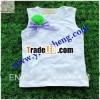 white tank tops with petti-rose flowers and hair bows