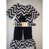 2013New Fashion Chevron Cotton Outfit for Baby Girls Baby Girl Chevron Sets Wholesale Baby Cotton Ch