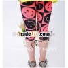 Kids Girls Candy Pink Color Smiling Face Trousers Skinny Leggings Pants 3Sizes 16915