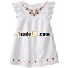 Factory price wholesale winter fashionable baby wear, flower girls dress, child garment
