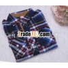 stock children plaid shirt,  stock kids cotton shirt