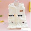 children coral velvet hooded vest