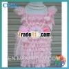 2012 HOT!newesr lace style baby dress with flower for girls baby pink lace dress
