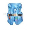 Inflatable swim vest
