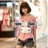 F70031F LOOSE WOMEN FLEECE PREGNANT WOMEN TSHIRT COAT LOOSE ROUND NECK LONG SLEEVE STYLE AUTUMN CLOT