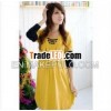 F70023F TEH NEW AUTUMN OUTFIT MATENITY HANEDITION STYLE BUTTON DECORATION DRESS