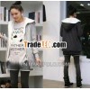 maternity winter pure color loose coat