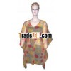 Printed chiffon cotton tunics