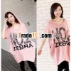 letters printing maternity long t-shirt
