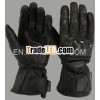 Motorcycle leather gloves