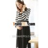 2013 CLASSIC FASHION STRIPES LACE BOWKNOT MATERNITY DRESS