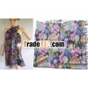 flower print cotton pareo beachwear