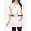 2014 New Arrival Top Sellers Black & Skin Colors Versatile longer length MaternityTop with Overl