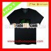 WIFI T-shirt,  EL flashing t-shirt,  el sound active t-shirt