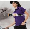 Ladies Running Sports Polo Shirt,  Polo T-shirt/Couple Sports Sets (363s)