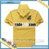 Fresh yellow retail polo shirt