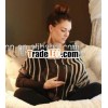 Black and white stripes breastfeeding clothing nursing wear from China supplier