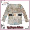women's fashion design custom o-neck long sleeve t-shirt