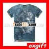 OXGIFT Fancy 3d Short Sleeve Cotton T Shirt T13088