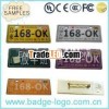 novelty cheap custom metal custom metal clothing labels