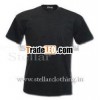 100% cotton Plain Black t-shirts