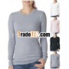 Canvas Ladies Long-Sleeve Blend Thermal Tee T-Shirt S-2X