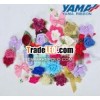 handmade grosgrain ribbon rose flowers