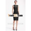 wholesale fashion lace girl dress black