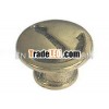 Art. 102A Brass drawer buttons with steel stud