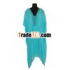 Fancy Plain Long Kaftan for Ladies