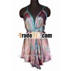 Fashionalbe Printed Short Dress for Ladies