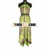 Designer Halter Printed Dress for Ladies