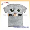 100% cotton Custom fashion Animal 3D T-shirt